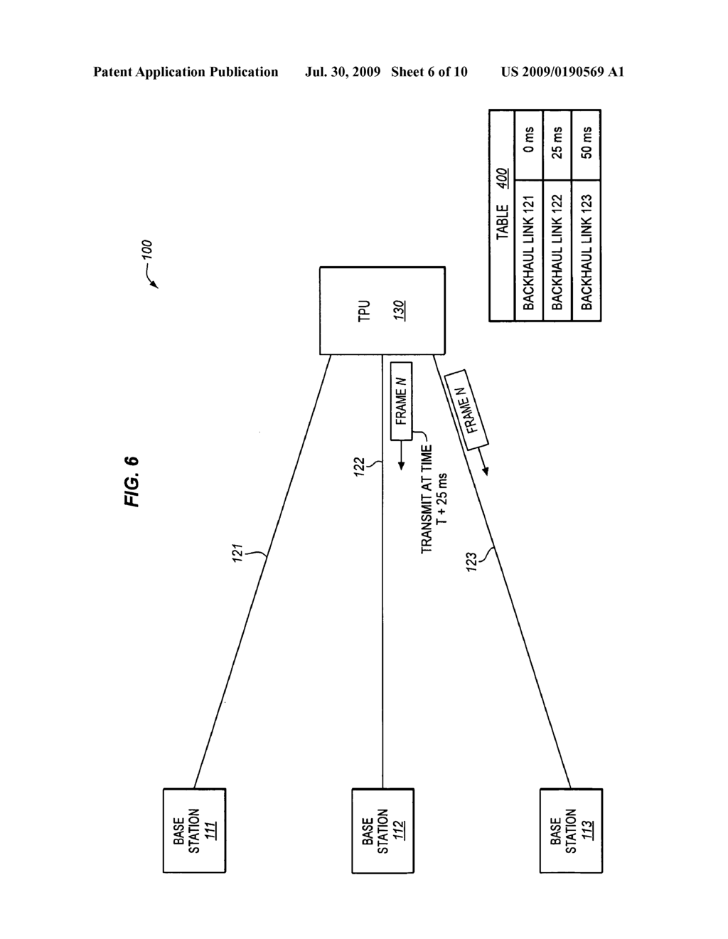 SYNCHRONIZATION OF CALL TRAFFIC IN THE FORWARD DIRECTION OVER BACKHAUL LINKS - diagram, schematic, and image 07