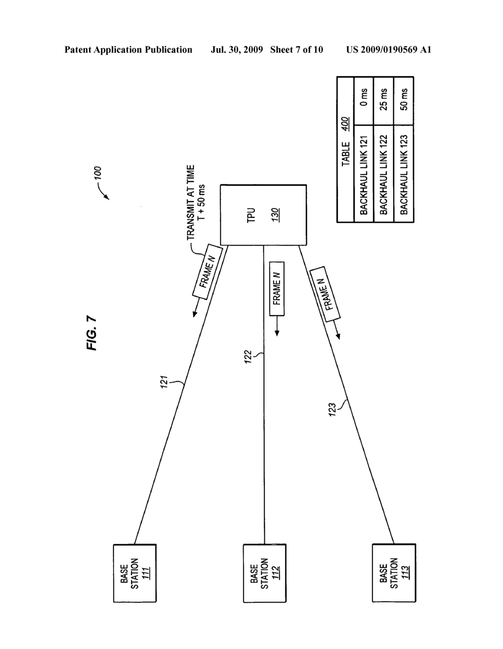 SYNCHRONIZATION OF CALL TRAFFIC IN THE FORWARD DIRECTION OVER BACKHAUL LINKS - diagram, schematic, and image 08