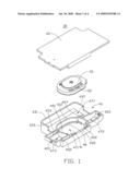 SPEAKER SET FOR PORTABLE ELECTRONIC DEVICE diagram and image