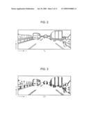 Vehicle environment recognition system diagram and image