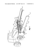 BALE LIFTING DEVICE FOR THE HANDLING OF BALES OF FIBROUS MATERIAL diagram and image