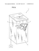 Machine and method for the treatment of liquid or semi-liquid food mixtures diagram and image