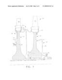 TURBINE COMPONENT OTHER THAN AIRFOIL HAVING CERAMIC CORROSION RESISTANT COATING AND METHODS FOR MAKING SAME diagram and image