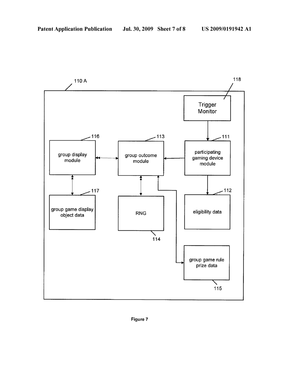 GAMING SYSTEM, A GROUP GAME CONTROLLER, A METHOD OF DISPLAYING AN OUTCOME OF A GROUP GAME AND A GROUP GAME DISPLAY - diagram, schematic, and image 08