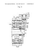 Oscillating inner gearing planetary gear system diagram and image