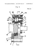Oscillating inner gearing planetary gear system diagram and image
