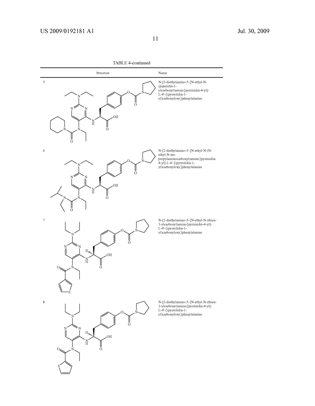 PYRIMIDINYL AMIDE COMPOUNDS WHICH INHIBIT LEUKOCYTE ADHESION MEDIATED BY VLA-4 - diagram, schematic, and image 12