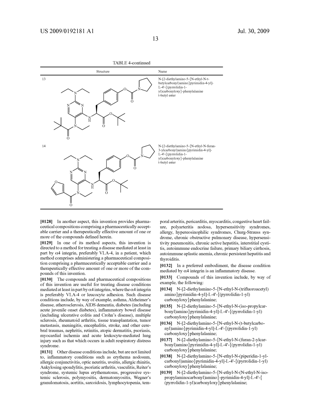 PYRIMIDINYL AMIDE COMPOUNDS WHICH INHIBIT LEUKOCYTE ADHESION MEDIATED BY VLA-4 - diagram, schematic, and image 14