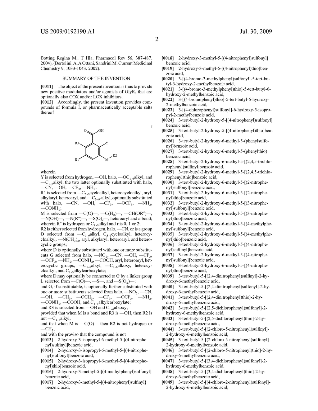 Benzoic Acid Derivatives that are Modulators or Agonists of GlyR - diagram, schematic, and image 03
