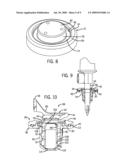 PORT CLOSURE SYSTEM FOR INTRAVENOUS FLUID CONTAINER diagram and image