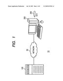 Authentication system, server apparatus and authentication method diagram and image