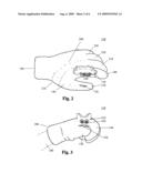 Finger puppet novelty hand garment diagram and image