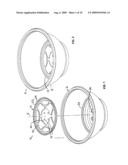 Fluid retention package system diagram and image