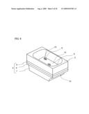 LIGHT EMITTING ELEMENT, PRODUCTION METHOD THEREOF, BACKLIGHT UNIT HAVING THE LIGHT EMITTING ELEMENT, AND PRODUCTION METHOD THEREOF diagram and image