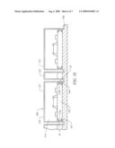 SEMICONDUCTOR DEVICE PACKAGES WITH ELECTROMAGNETIC INTERFERENCE SHIELDING diagram and image