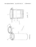 PROCESS AND APPARTUS FOR MAKING AN INJECTION MOLDED VIAL diagram and image