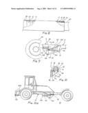 APPARATUS AND METHOD FOR CHANGING THE TRACK OF THE WHEELS OF A TRACTOR diagram and image