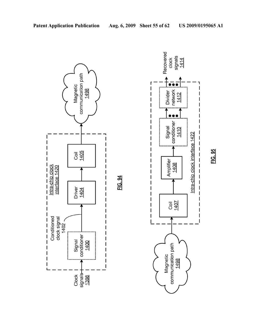 INTEGRATED CIRCUIT WITH SUPPLY LINE INTRA-CHIP CLOCK INTERFACE AND METHODS FOR USE THEREWITH - diagram, schematic, and image 56