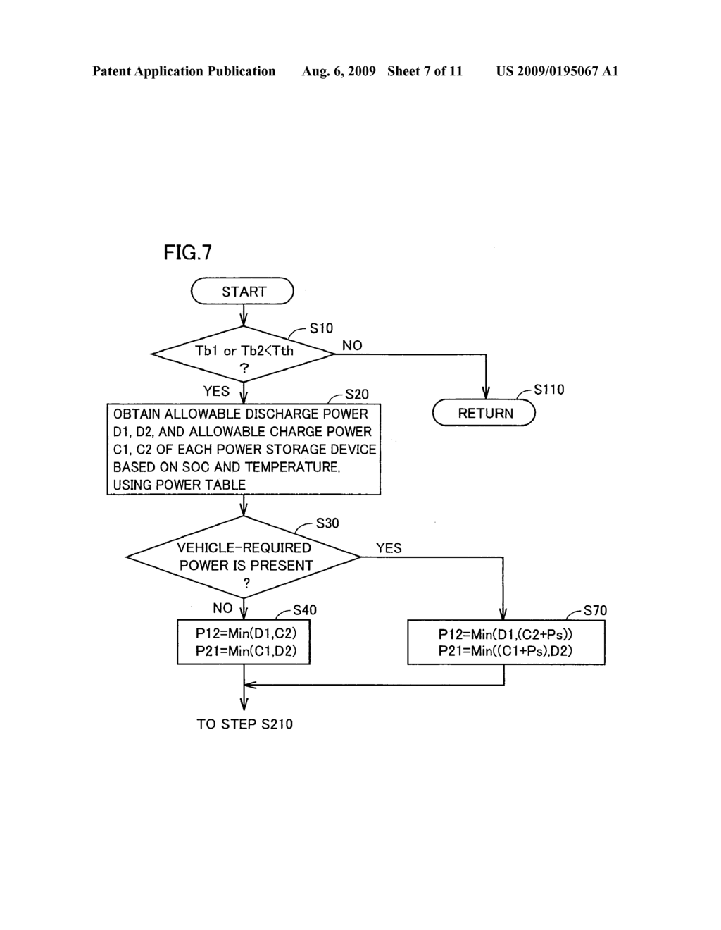 POWER SUPPLY SYSTEM, VEHICLE WITH THE SAME, TEMPERATURE INCREASE CONTROL METHOD FOR POWER STORAGE DEVICE AND COMPUTER-READABLE RECORDING MEDIUM BEARING PROGRAM FOR CAUSING COMPUTER TO EXECUTE TEMPERATURE INCREASE CONTROL OF POWER STORAGE DEVICE - diagram, schematic, and image 08