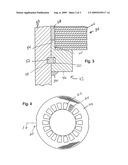 ELECTRIC SUBMERSIBLE PUMP (ESP) HAVING A MOTOR WITH MECHANICALLY LOCKED STATOR LAMINATIONS diagram and image