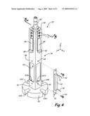 Adjustable resonance frequency vibration power harvester diagram and image