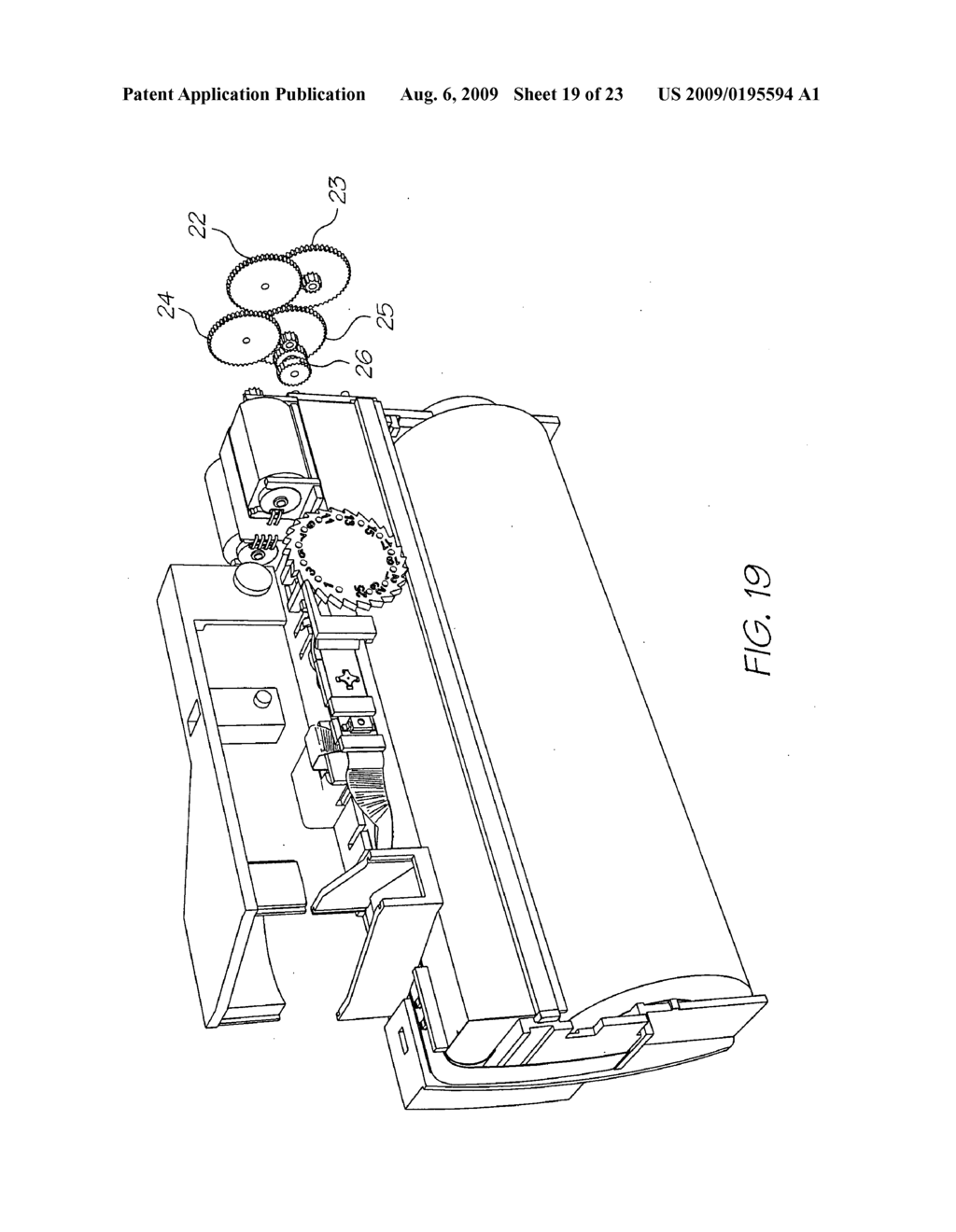 Printer With Movable Capping Member And Fixed Printhead And Platen - diagram, schematic, and image 20