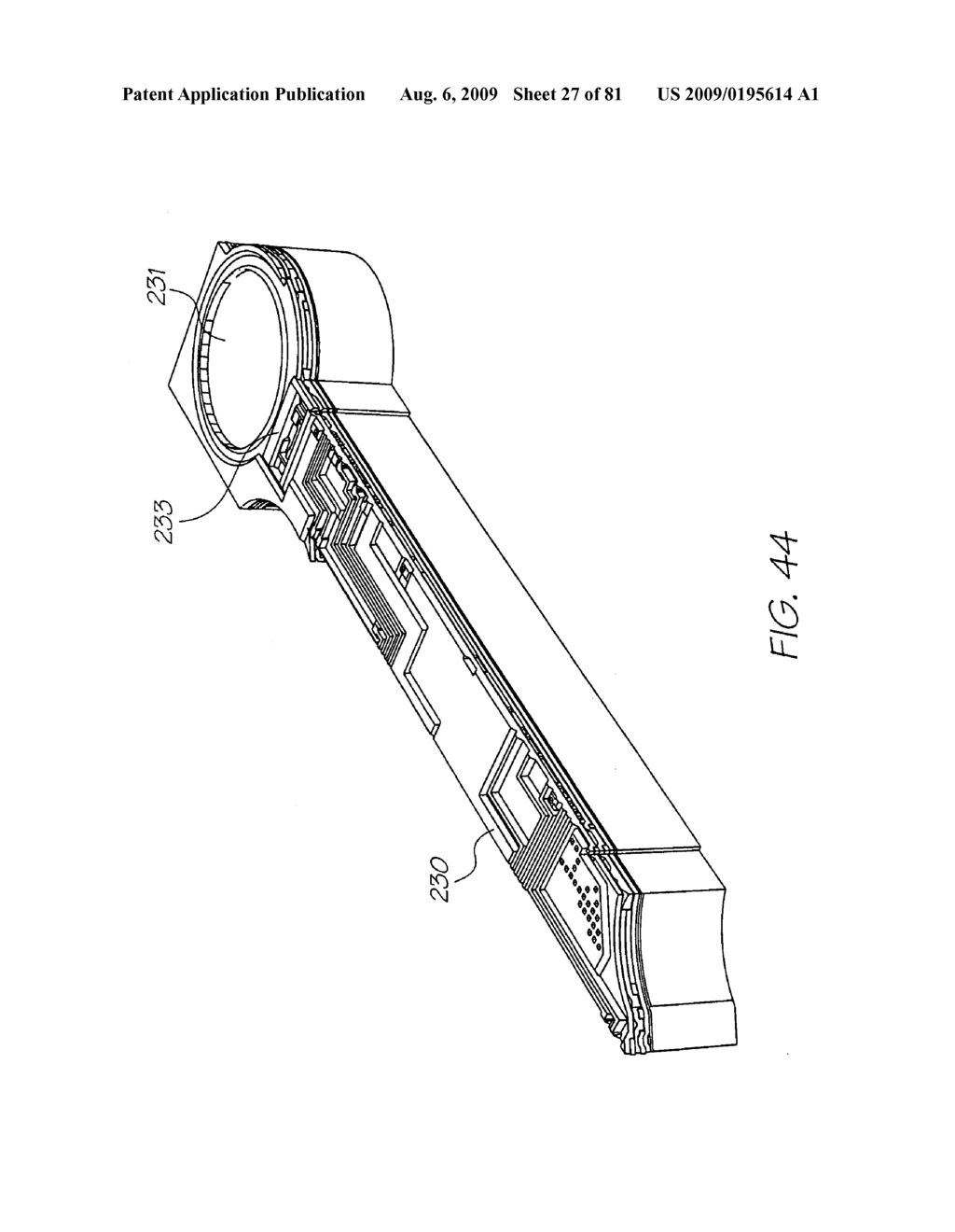 Inkjet Printhead Nozzle Arrangement With Actuator Arm Slot Protection Barrier - diagram, schematic, and image 28