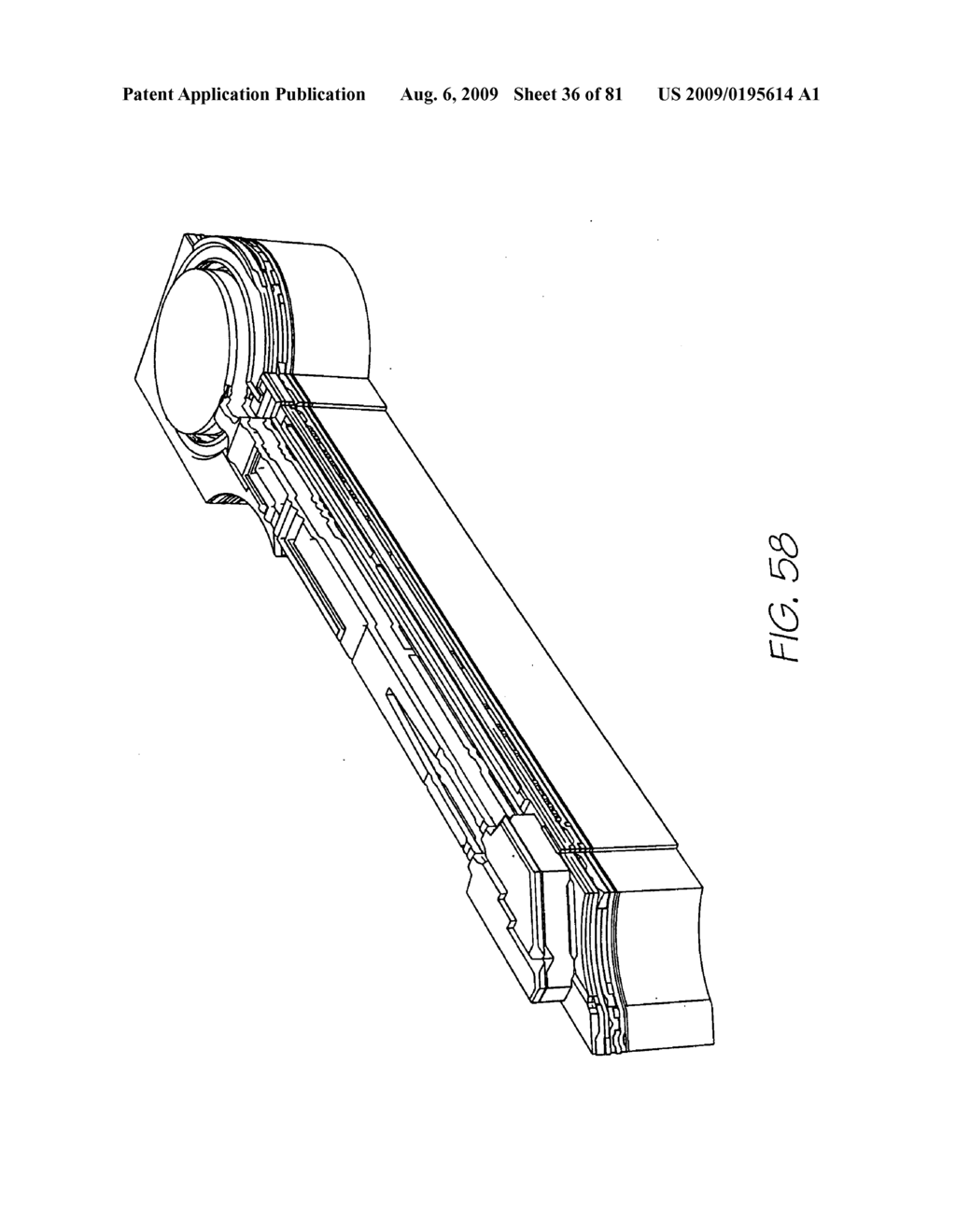 Inkjet Printhead Nozzle Arrangement With Actuator Arm Slot Protection Barrier - diagram, schematic, and image 37