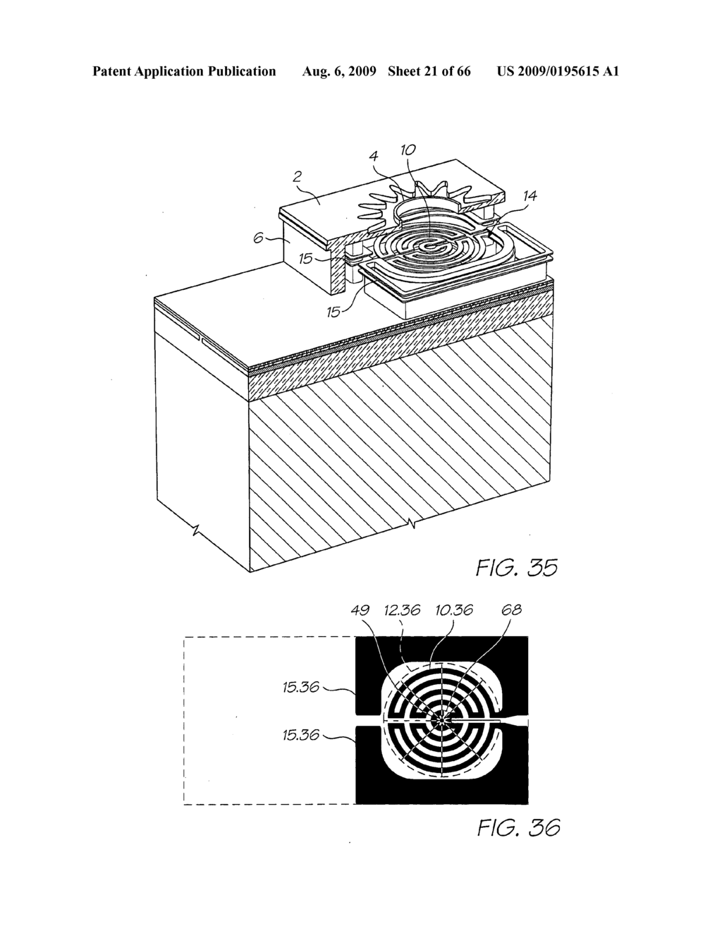 Printhead Integrated Circuit Having Suspended Heater Elements - diagram, schematic, and image 22