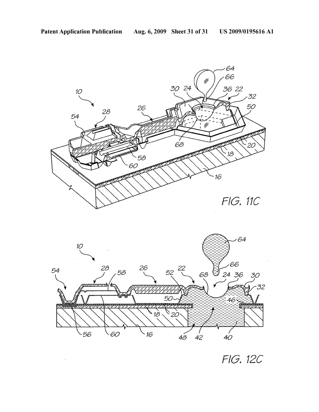 Printhead Assembly With Ink Leakage Containment Walls For Nozzle Groups - diagram, schematic, and image 32