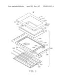 Backlight module with detachable back slice and liquid crystal display with same diagram and image