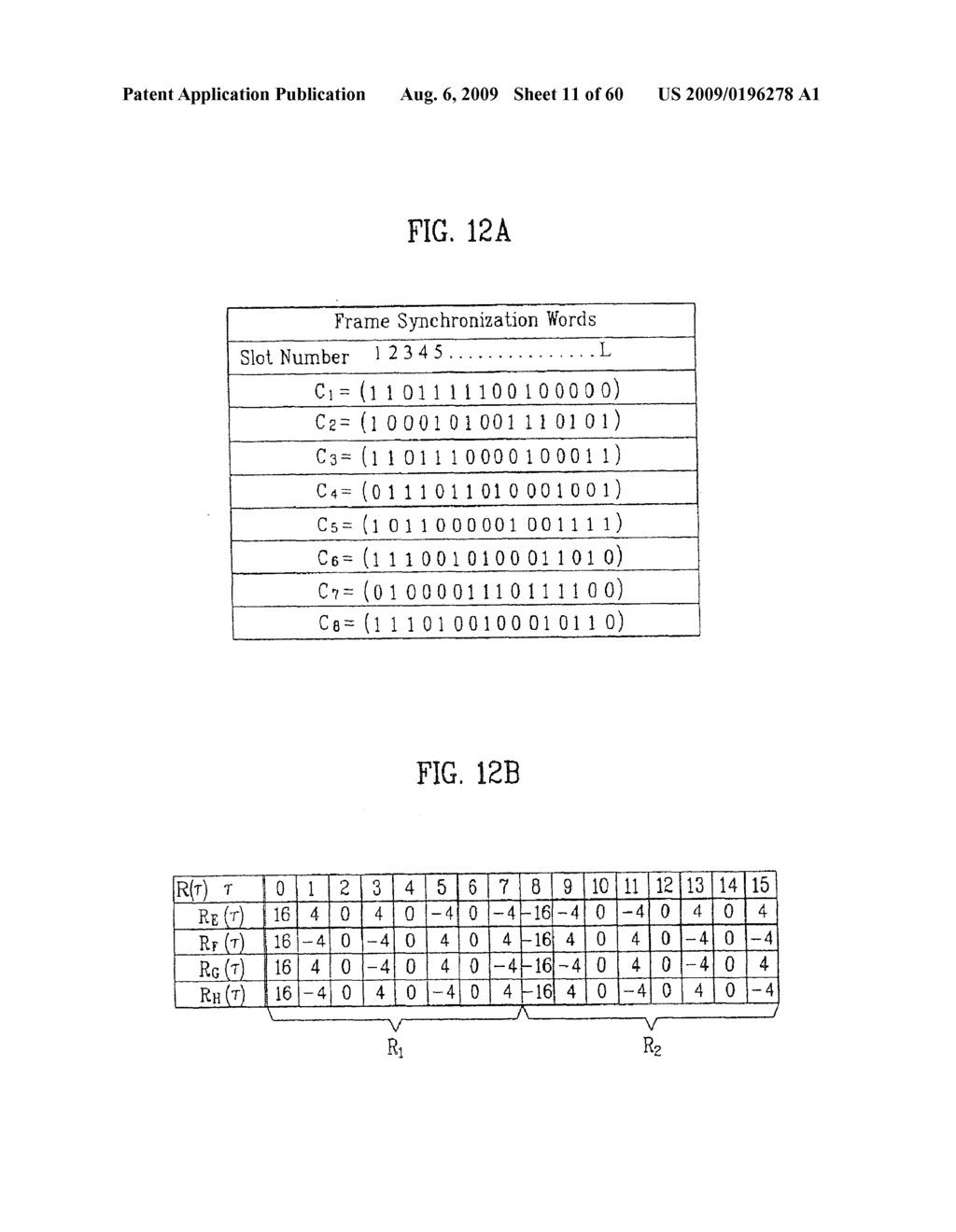 PILOT SIGNALS FOR SYNCHRONIZATION AND/OR CHANNEL ESTIMATION - diagram, schematic, and image 12