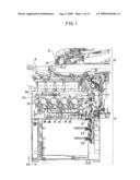 IMAGE FORMING APPARATUS AND METHOD OF SUPPORTING CLEANER diagram and image