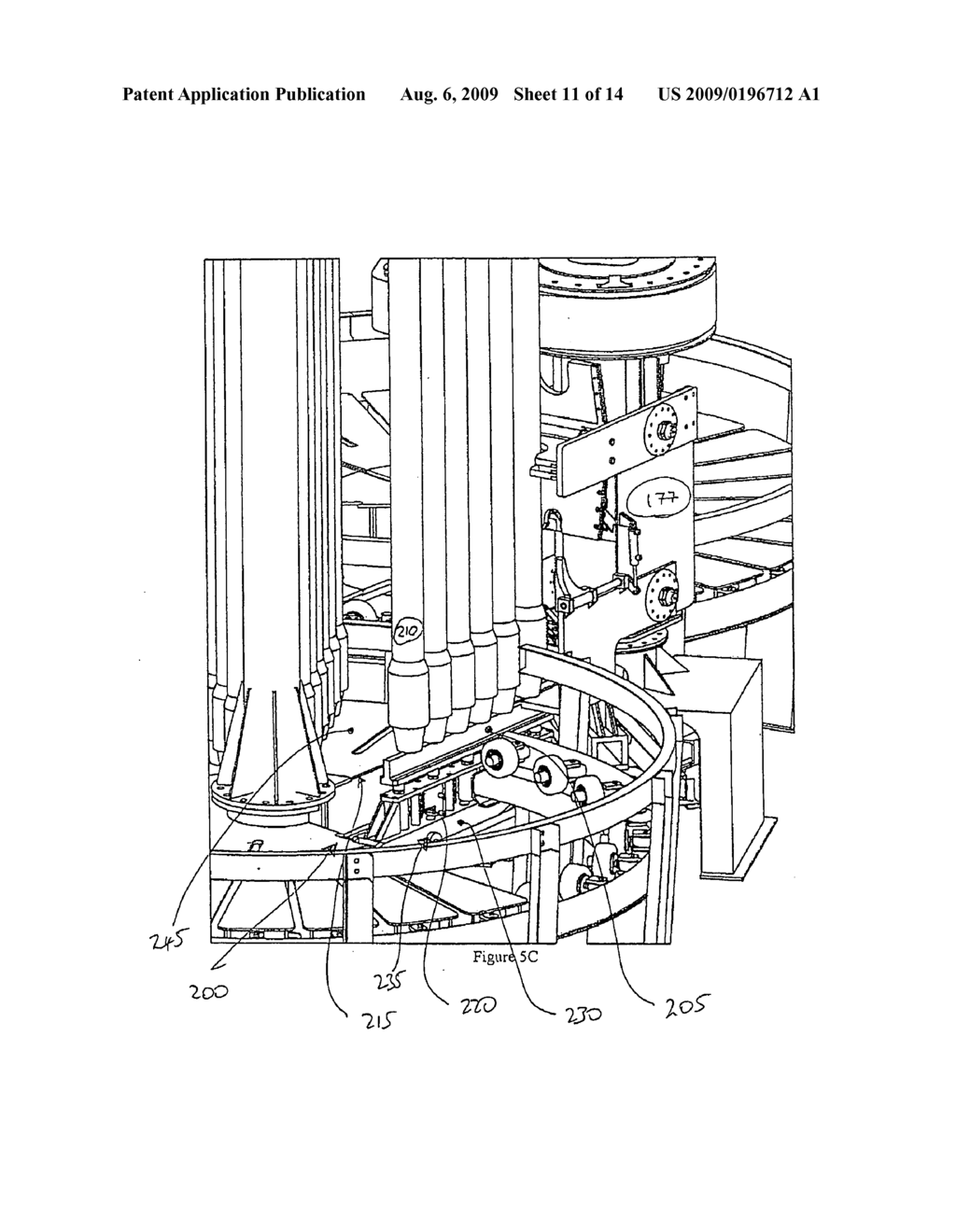 PIPE HANDLING SYSTEM AND METHOD - diagram, schematic, and image 12
