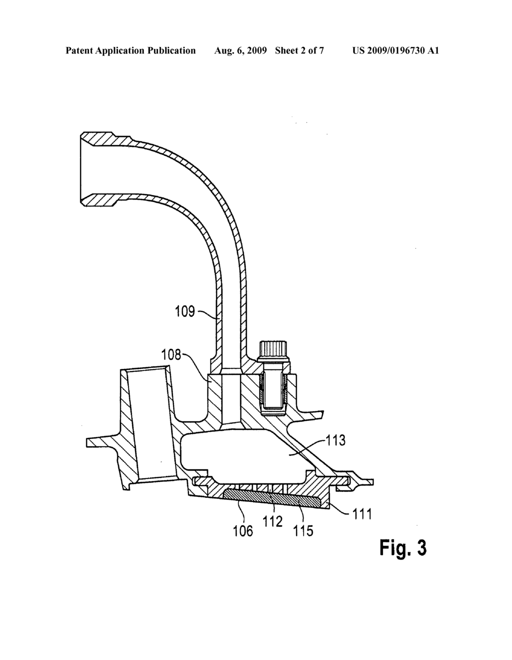 Gas turbine with a compressor with self-healing abradable coating - diagram, schematic, and image 03