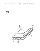 Stack type battery diagram and image