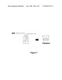 Composition for increasing microorganism wall permeability and method for detecting said microorganisms on a membrane diagram and image