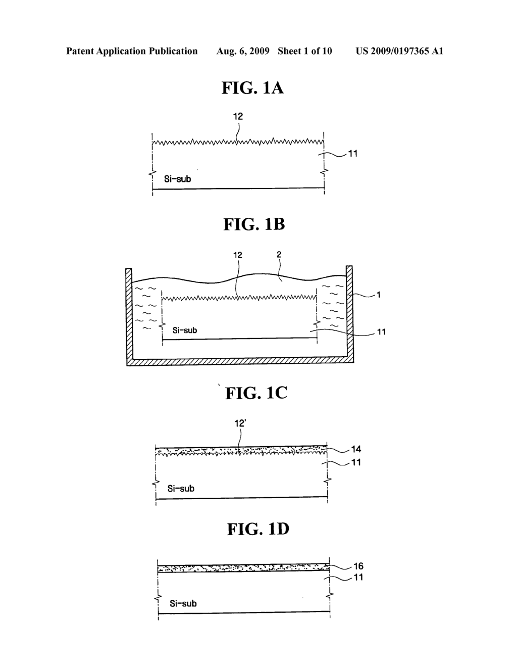 Treatment method for surface of substrate, method of fabricating image sensor by using the treatment method, and image sensor fabricated by the same - diagram, schematic, and image 02