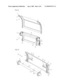 ASSEMBLING STRUCTURE OF TEMPERATURE-ADJUSTING DOOR diagram and image