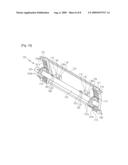 ASSEMBLING STRUCTURE OF TEMPERATURE-ADJUSTING DOOR diagram and image