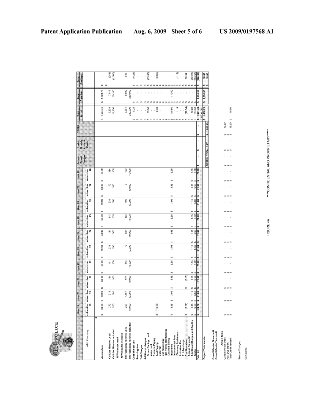 Method for Managing Wireless Telecommunication Bills - diagram, schematic, and image 06