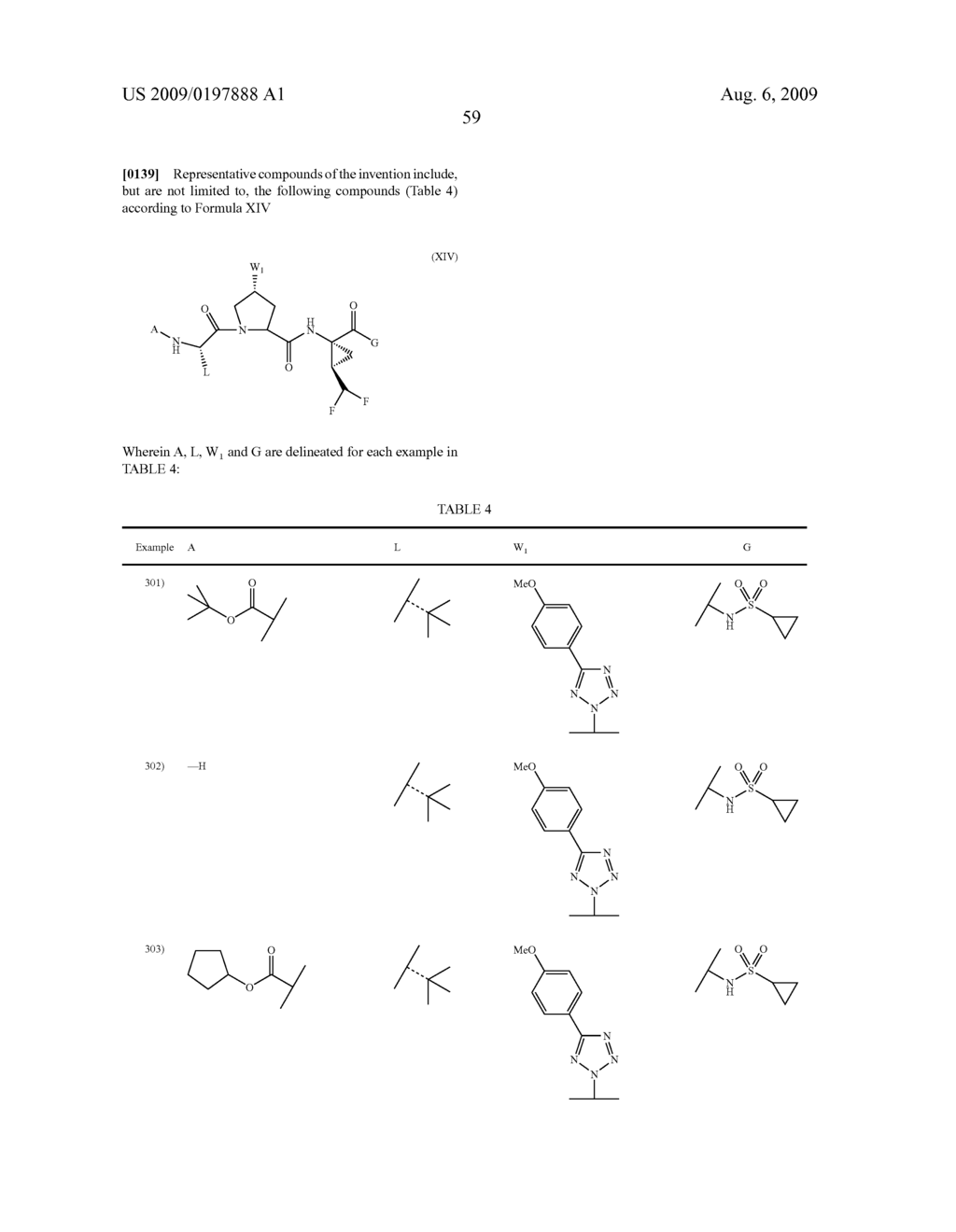 FLUORINATED TRIPEPTIDE HCV SERINE PROTEASE INHIBITORS - diagram, schematic, and image 60