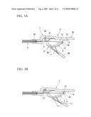 Endoscope treatment instrument diagram and image