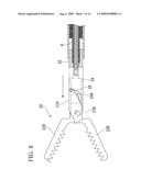 Endoscope treatment instrument diagram and image