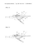 Endoscope treatment instrument diagram and image