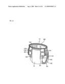 UNDERPANTS TYPE DISPOSABLE DIAPER diagram and image