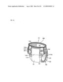 UNDERPANTS TYPE DISPOSABLE DIAPER diagram and image
