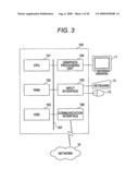 STORAGE MEDIUM FOR STORING POWER CONSUMPTION MONITOR PROGRAM, POWER CONSUMPTION MONITOR APPARATUS AND POWER CONSUMPTION MONITOR METHOD diagram and image