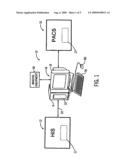 METHOD AND APPARATUS FOR RECONCILING PATIENT AND PROCEDURE INFORMATION IN A MEDICAL FACILITY COMPUTER NETWORK AND IMAGING SYSTEM diagram and image