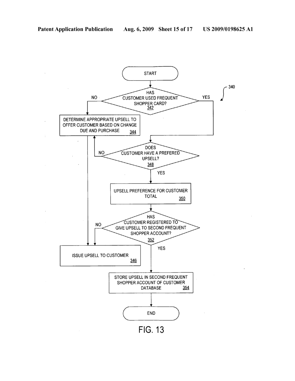 METHOD AND SYSTEM FOR PROCESSING SUPPLEMENTARY PRODUCT SALES AT A POINT-OF-SALE TERMINAL - diagram, schematic, and image 16